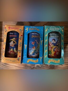 Walt Disney Classic Collector Glass 3 piece set